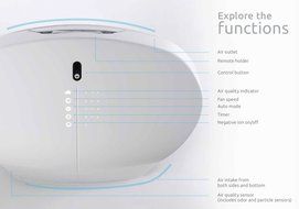 Rabbit Air BioGS 2.0 Ultra Quiet HEPA Air Purifier (SPA-550A) N3