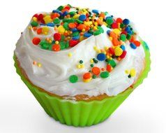 HOCUS&trade; 12-Pack Silicone Baking Cups, Nonstick Cupcake Liners, Reusable Cupcake Cups Set in 6 Colors for Muffin...