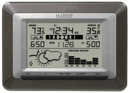 La Crosse Technology WS-9250U-IT Advanced Wireless Sun/Moon Forecast Weather Station with Barometer N4