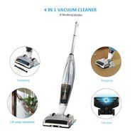 FINE DRAGON 3-in-1, 3+1 Functions New Cordless Upright Stick Vacuum Cleaner, Handheld Vacuum and Bagless Sweeper... N5