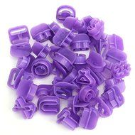 40PCS Plastic Alphabet Letter Cake Biscuit Baking Mould Fondant Cookie Cutters shopping N6