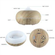 Ultrasonic Essential Oil Diffuser for Aromatherapy, GerTong 300ml Cool Mist Air Humidifier Purifier with 7 Color... N18