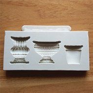&quot;Silicone Flower Vase Sugar Chocolate Cake Mold Fondant Pastry Mould Decoration Tool&quot; shopping N2