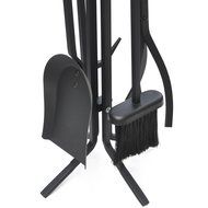 World Pride 5-piece Wrought Irontoolset,black, Fireplace Tool