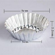 Matoen(TM) 10pcs Egg Tart Aluminum Cupcake Cake Cookie Mold Pudding Mould Tin Baking Tool N2