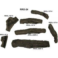 Peterson Real Fyre 24-inch Rugged Oak Log Set With Vented Propane Ansi Certified G46 Burner - Electronic On/Off...