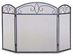 Pilgrim Home and Hearth 19233 Napa Forge Forged Crest Screen Brushed Pewter