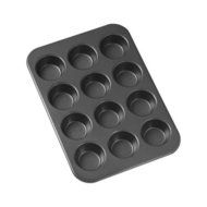 NEW Wilton Ultra Bake Pro 12 Cavity Muffin Pan - Gray