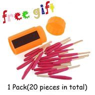 Ezyoutdoor Portable Shaped Refillable Kerosene Cigarette Cigar Lighter Fire Starter with Gift 1 Box Match N2