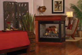 Premium Direct Vent Peninsula Fireplace DVP36PP32EP - Liquid Propane