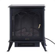Giantex Free Standing Electric 1500W Fireplace Heater Fire Flame Stove Wood Adjustable N4