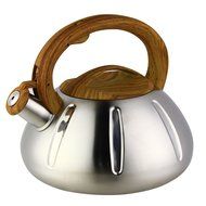 Riwendell Stainless Steel Whistling Tea Kettle 2.6-Quart Stove Top Kettle Teapot N2