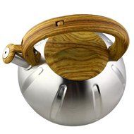 Riwendell Stainless Steel Whistling Tea Kettle 2.6-Quart Stove Top Kettle Teapot N4