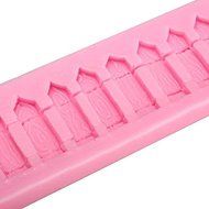 &quot;dipshop Fence Silicone Fondant Mold Cake Decorating Polymer Clay Mould&quot; shopping N5
