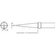 Weller PTO8 1/32 Long Conical Soldering Tip, 800 Degree by Weller