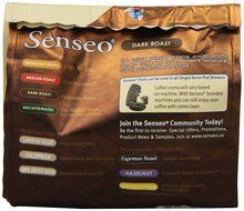 Senseo Coffee Pods, Dark Roast,18 Count (Pack of 6) N14