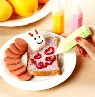 New Arrival 3pcs/set DIY Cookies Biscuit Cake Bread Cooking Mold Gourmet Drawing Pens Set (2set) N3