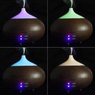 Essential Oil Aromatherapy Diffuser, Quimat Wood Grain 300ml Ultrasonic Diffuser Cool Mist Humidifier Air Purifier... N11