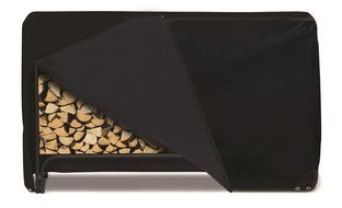 Two Dogs Designs Log Rack Cover, 96-Inch, Khaki