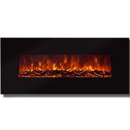 Best Choice Products 50" Electric Wall Mounted Fireplace Heater Smokeless Ventless Adjustable Heat