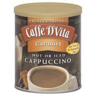 Caffe D'vita Instant Cappuccino - Caramel - 16 oz