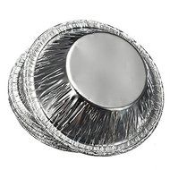 125Pcs Disposable Round Silver Foil Baking Cookie Cups Cake Tart Mold shopping N7