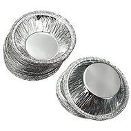 125Pcs Disposable Round Silver Foil Baking Cookie Cups Cake Tart Mold shopping N8