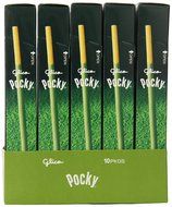 Pocky Matcha Green Tea Cream Covered Biscuit Sticks, 1.41 Ounce (Pack of 20) N10
