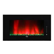 Caesar Hardware 2015 Luxury Linear Wall Mount Recess Freestanding Flame Electric Fireplace, 46-Inch, Multicolor N24
