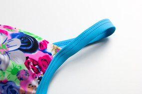 Koson-Man Womens Colorful Sexy Fashionable Summer Beach Bikini Bathing Suits Sports Underwear (Flower Size L) N4