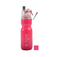 O2 Cool Mist 'N Sip Dimple ArcticSqueeze 20oz Hydration Bottle (Pink)