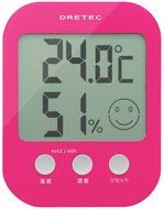 DRETEC digital thermo-hygrometer ' Opsys ' Pink O-230PK