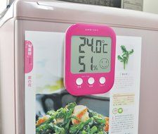 DRETEC digital thermo-hygrometer ' Opsys ' Pink O-230PK N2