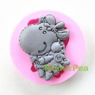 Mom&amp;pea 0620 Big Head Sheep Shaped Silicone Mould for Fondant Cake Sugar Paste Cake Decoration 3d Cake Toppers... N3