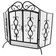 Aspire Jameson Metal Fire Screen, Black