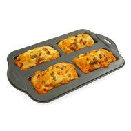 Kitchen, Dining &amp; Bar NONSTICK MINI LOAF PAN, 4 COUNT