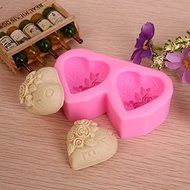 &quot;Double Heart Shape Fondant Cake Mould Silicone Chocolate Decorating Mold&quot; shopping N3