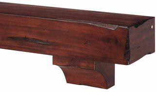 Pearl Mantels 412-72-70 Shenandoah Pine 72-Inch Wall Shelf, Rustic Cherry N5