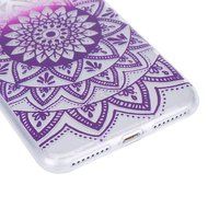 iPhone 7 Plus Case, PHEZEN Henna Mandala Floral Design [Scratch Resistant] Clear TPU Bumper Case Soft Rubber Gel... N8