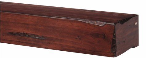 Pearl Mantels 412-72-70 Shenandoah Pine 72-Inch Wall Shelf, Rustic Cherry N6