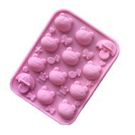 JLHua Emoji Emotion Cake Mold Smiley Chocolate Candy Baking Mould Big Eye Frog,Random Color N3