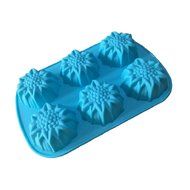 Allforhome(TM) Silicone 6 Sun Flowers Silicone Cake Baking Mold Cake Pan Muffin Cups Handmade Soap Moulds Biscuit...