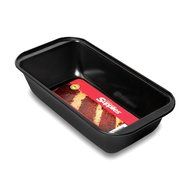 Loaf Pan 10 Inch x 5 Inch, Ideal for Bread Baking Made of Non-Stick Black Aluminum for Home Kitchen and Catering N12