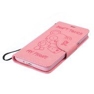Galaxy Grand Prime Case, Galaxy Grand Prime Wallet Case,PHEZEN Cute Bear Don't Touch My Phone Design PU Leather...
