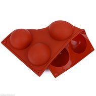 Lariy 6 Even Large Domed DIY Silicone Cake Soap Jelly Pudding Chocolate Mold N3