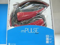mPULSE Portable Bluetooth Speaker System for Tablets Red N3