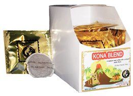 KONA BLEND COFFEE PODS - Good As Gold Coffee - (1 Box / 20 Coffee Pods)