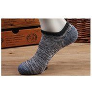 KAKA(TM) Men's Summer Stripe Style Cotton Casual Deodorant Short Sports Socks 10 Pairs Mix Color Shipping N3