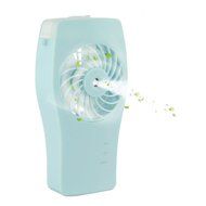 Welltop Handheld Mist Fan Misting Fan Personal Cooling Mist Humidifier AA Battery/USB Powered Water Spray Fans... N3