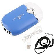 Rechargeable Portable Mini Handheld Air Conditioning Cooling Fan USB Cooler BE, Can be placed on the desk, hang... N4